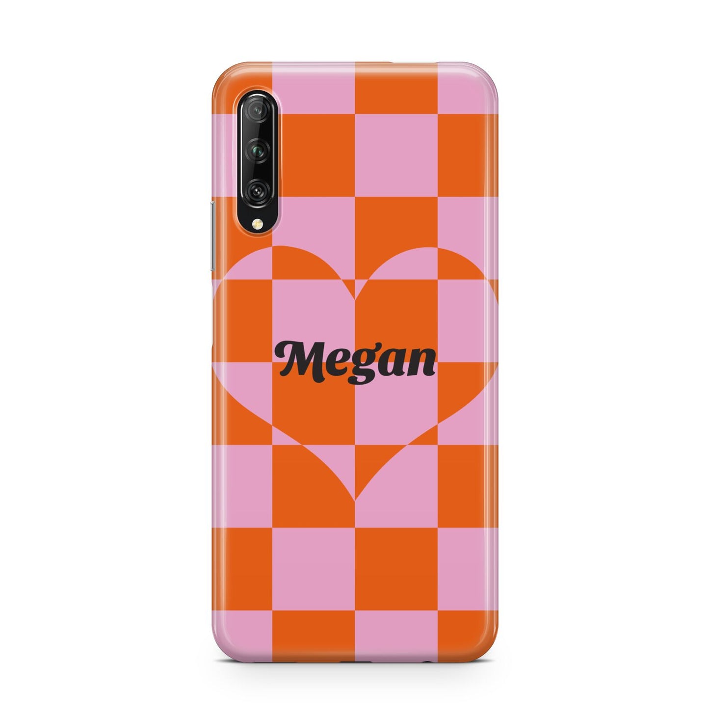 Pink Red Checkered Heart Custom Huawei P Smart Pro 2019