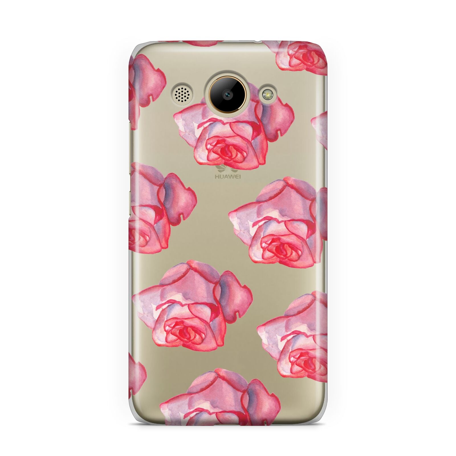 Pink Roses Huawei Y3 2017