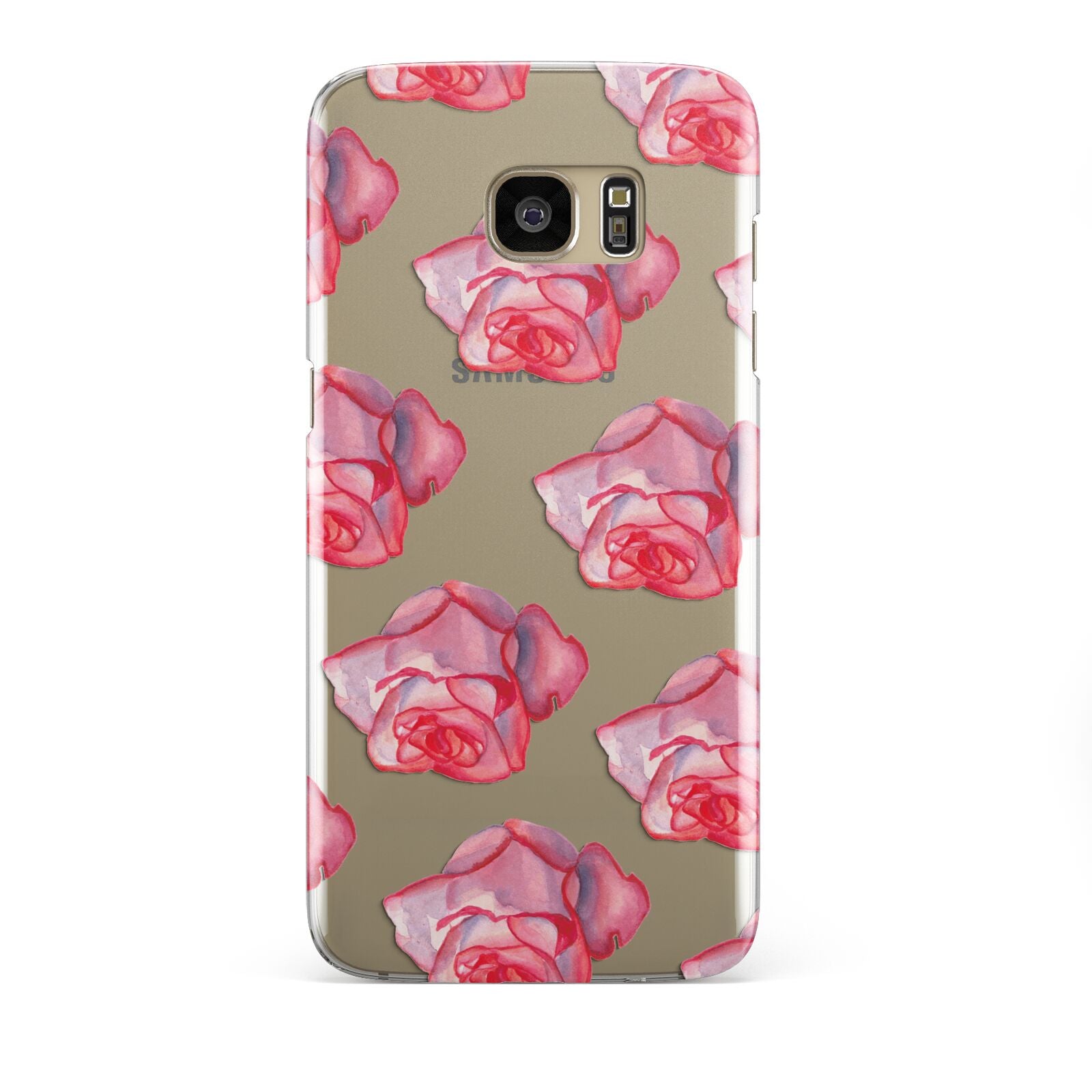 Pink Roses Samsung Galaxy S7 Edge Case