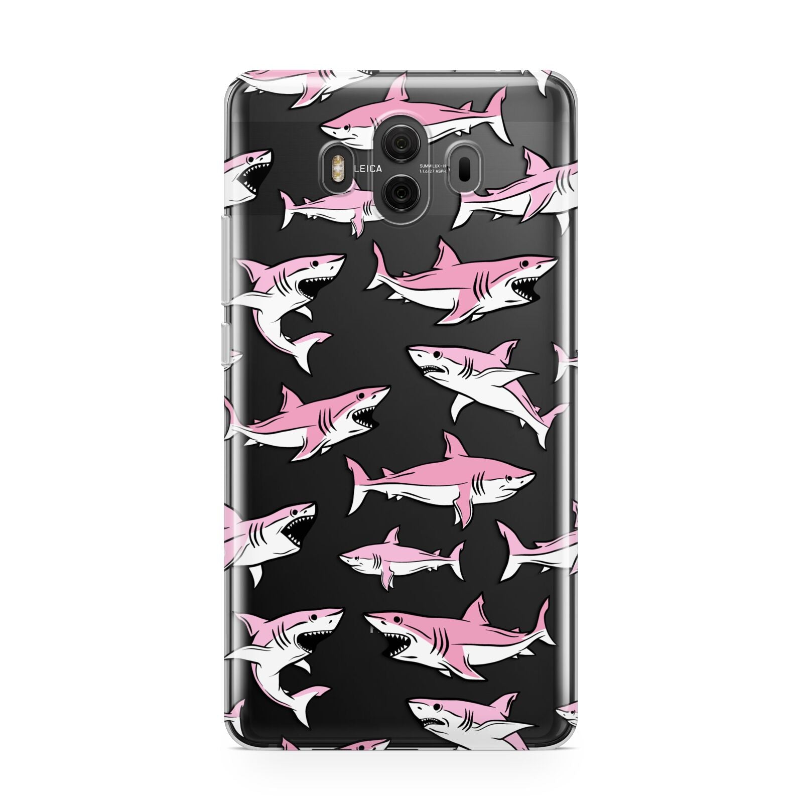 Pink Shark Huawei Mate 10 Protective Phone Case