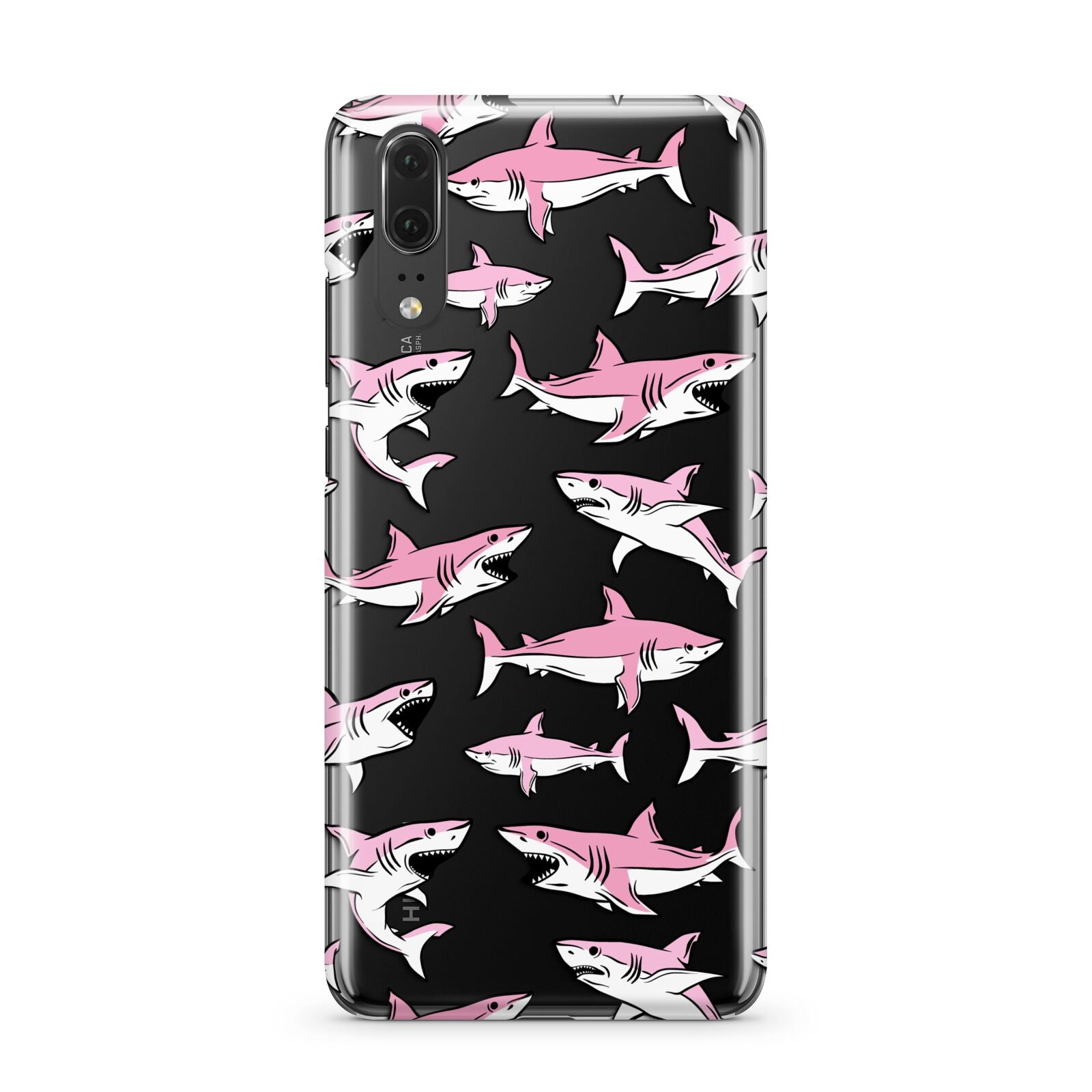 Pink Shark Huawei P20 Phone Case