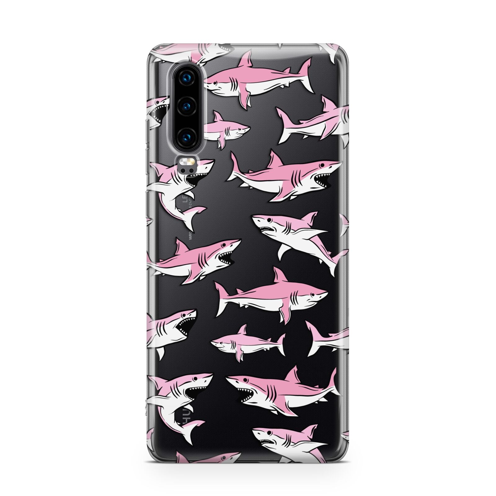 Pink Shark Huawei P30 Phone Case