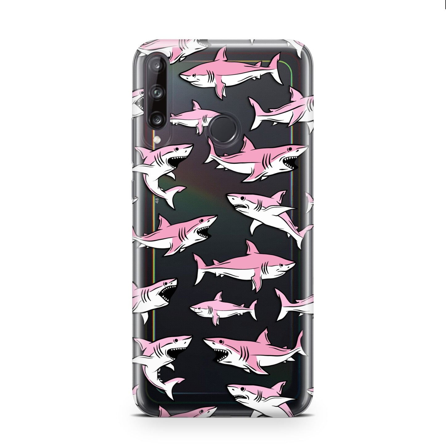 Pink Shark Huawei P40 Lite E Phone Case