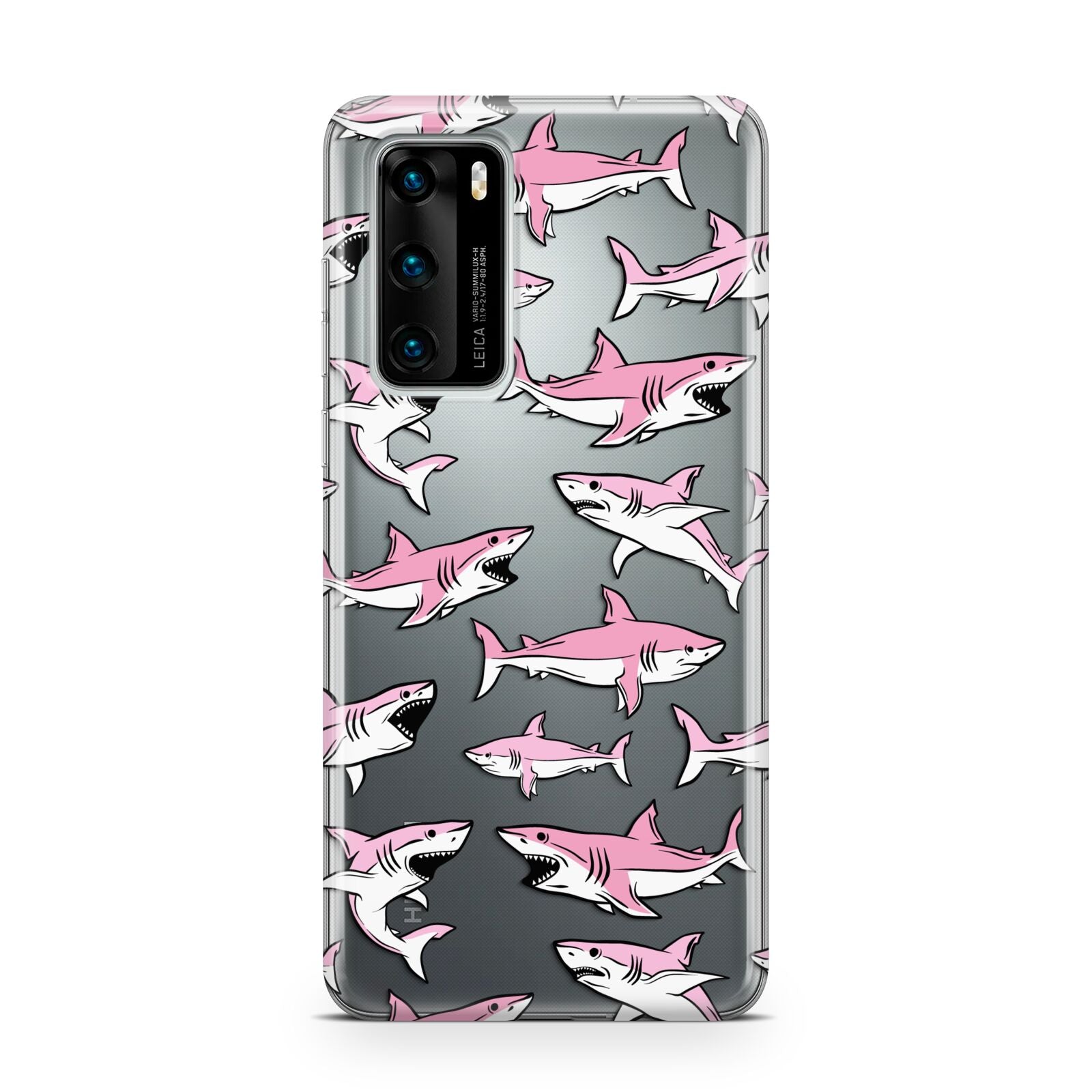 Pink Shark Huawei P40 Phone Case