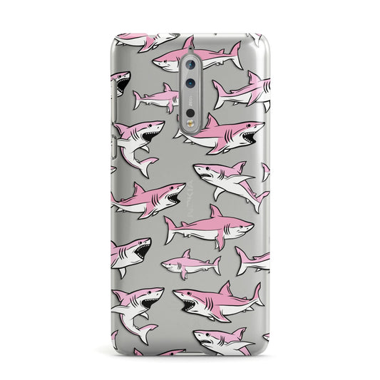 Pink Shark Nokia Case