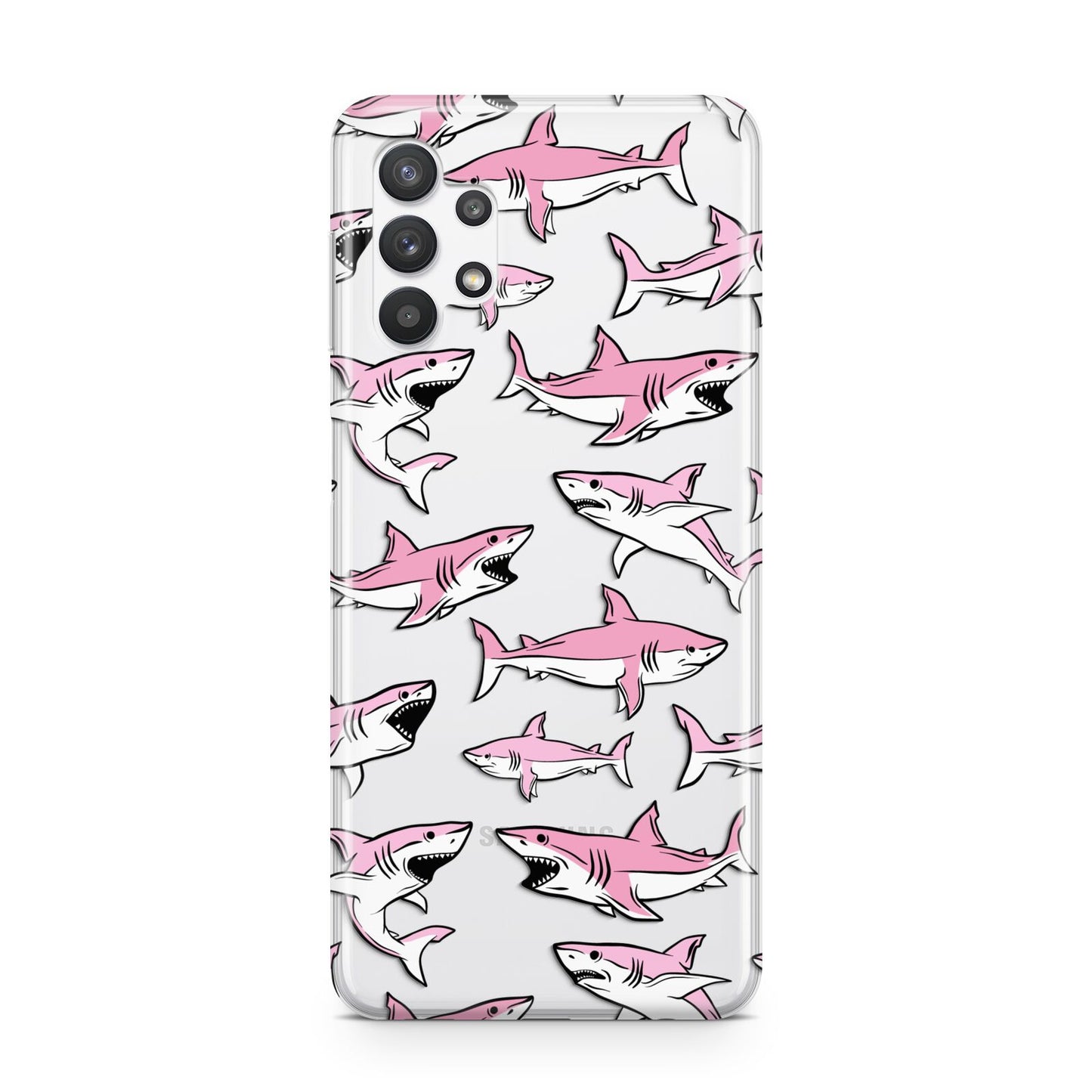 Pink Shark Samsung A32 5G Case