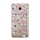 Pink Shark Samsung Galaxy J7 2016 Case on gold phone