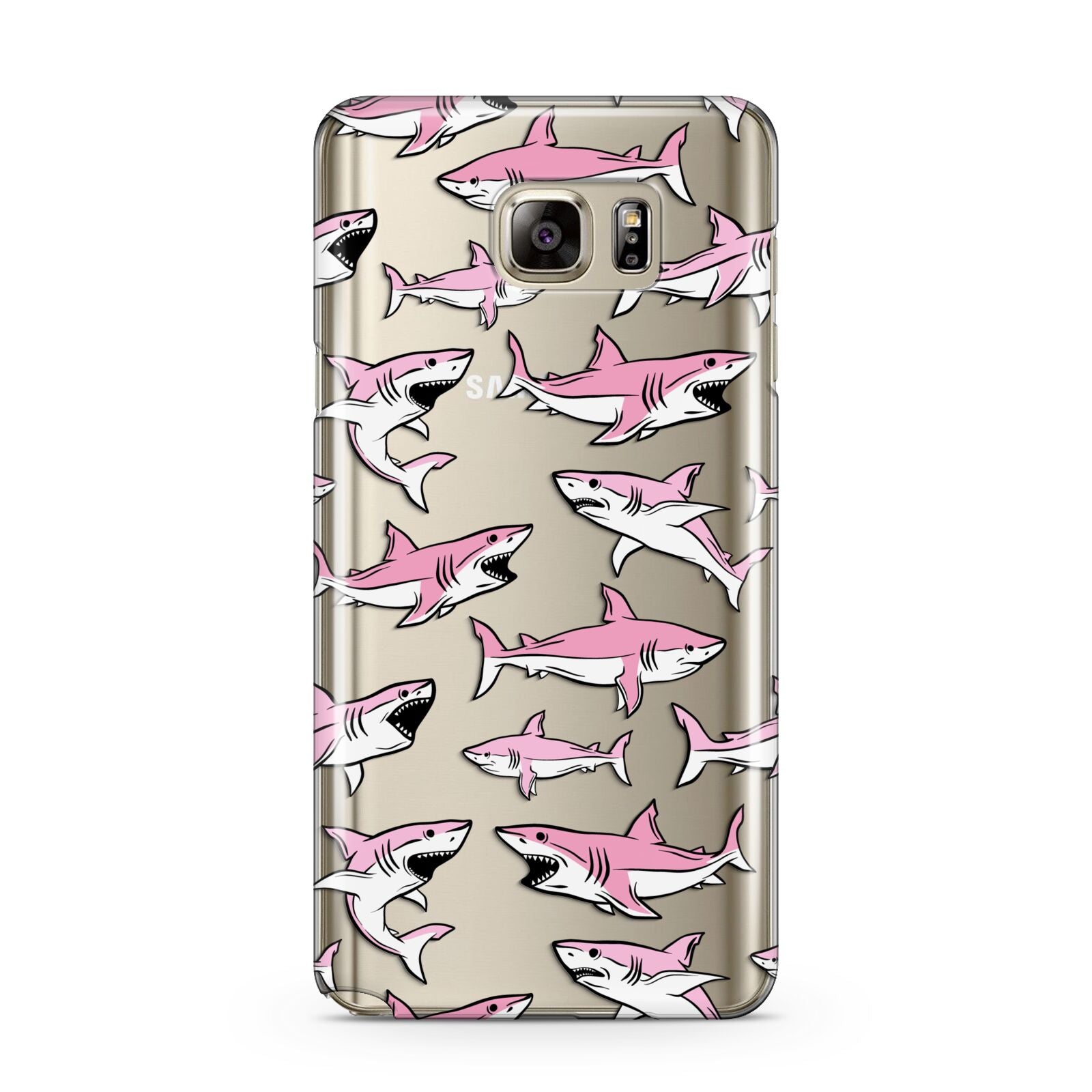 Pink Shark Samsung Galaxy Note 5 Case