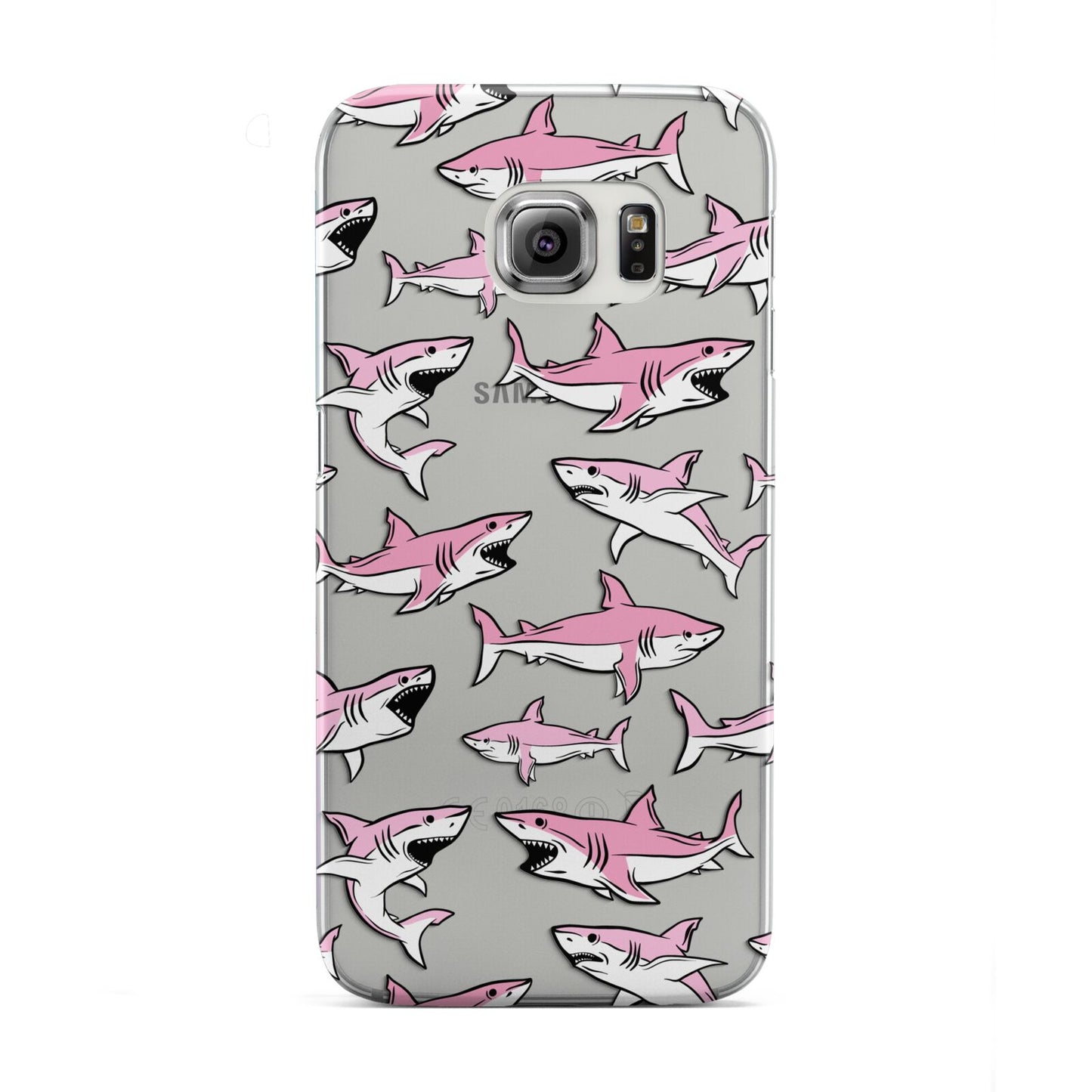 Pink Shark Samsung Galaxy S6 Edge Case