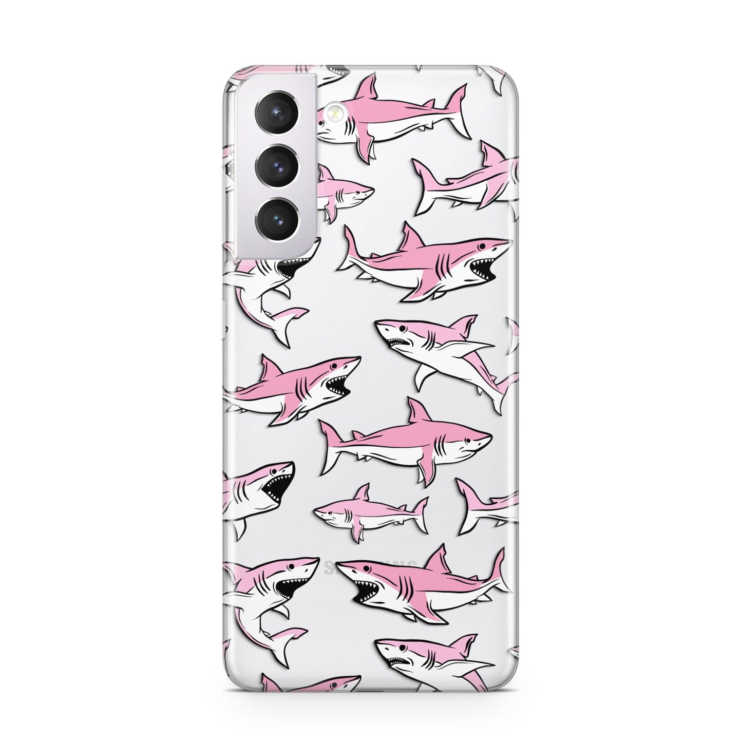 Pink Shark Samsung S21 Case