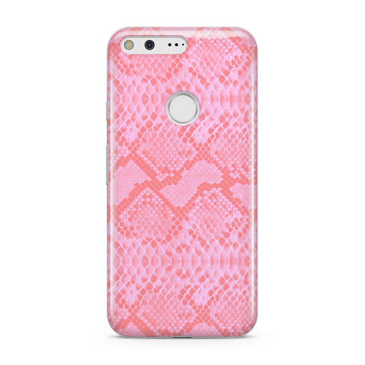 Pink Snakeskin Google Pixel Case