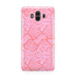 Pink Snakeskin Huawei Mate 10 Protective Phone Case
