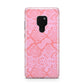 Pink Snakeskin Huawei Mate 20 Phone Case