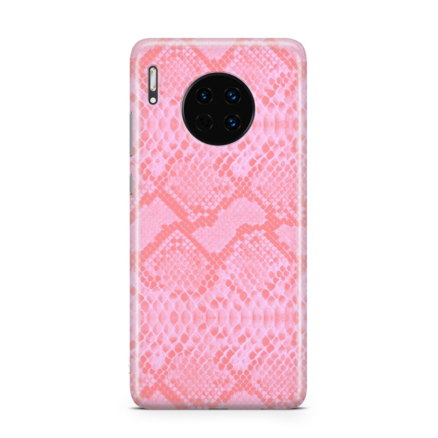 Pink Snakeskin Huawei Mate 30