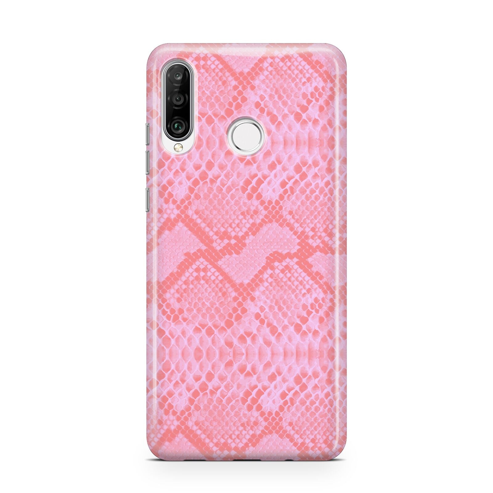 Pink Snakeskin Huawei P30 Lite Phone Case