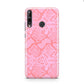 Pink Snakeskin Huawei P40 Lite E Phone Case