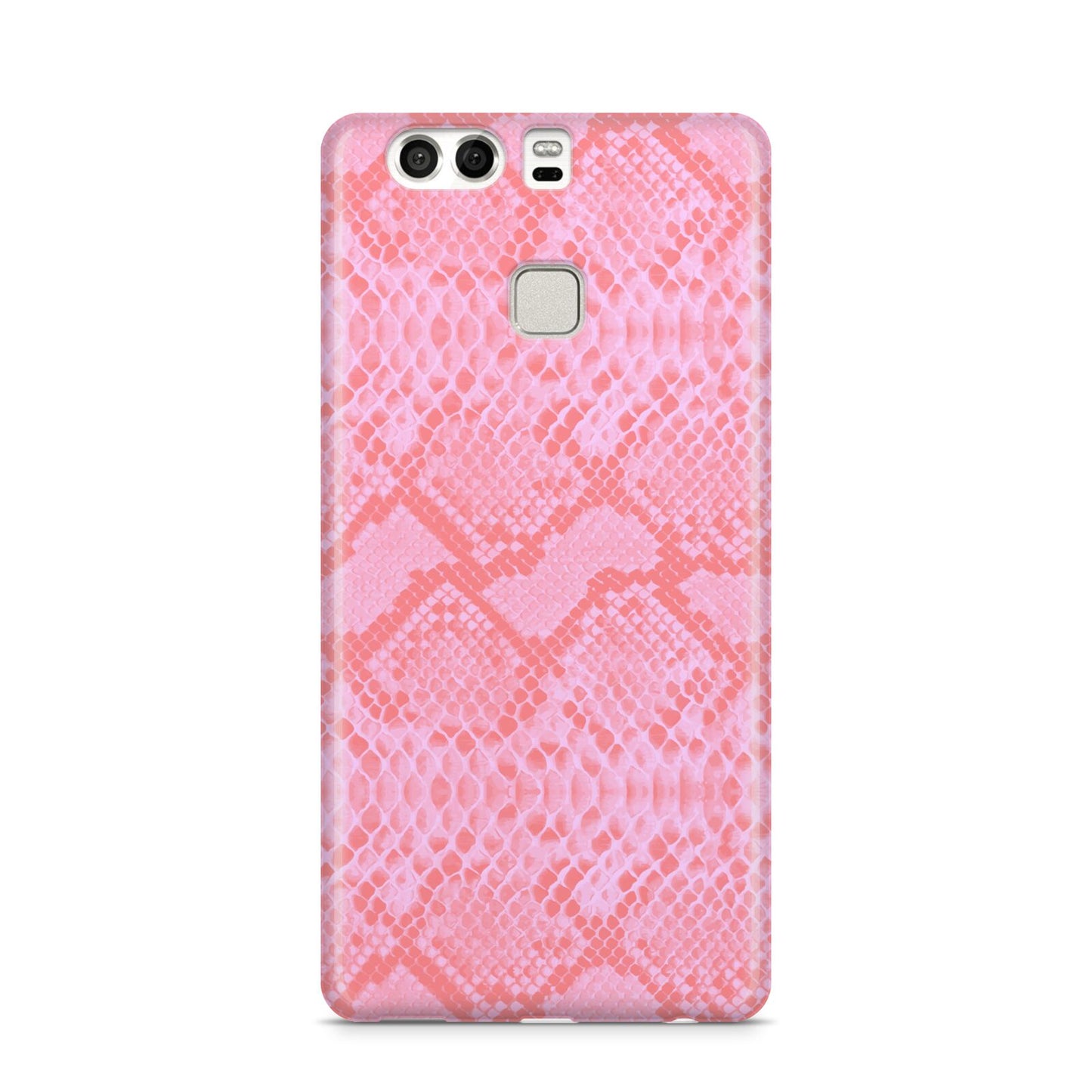 Pink Snakeskin Huawei P9 Case