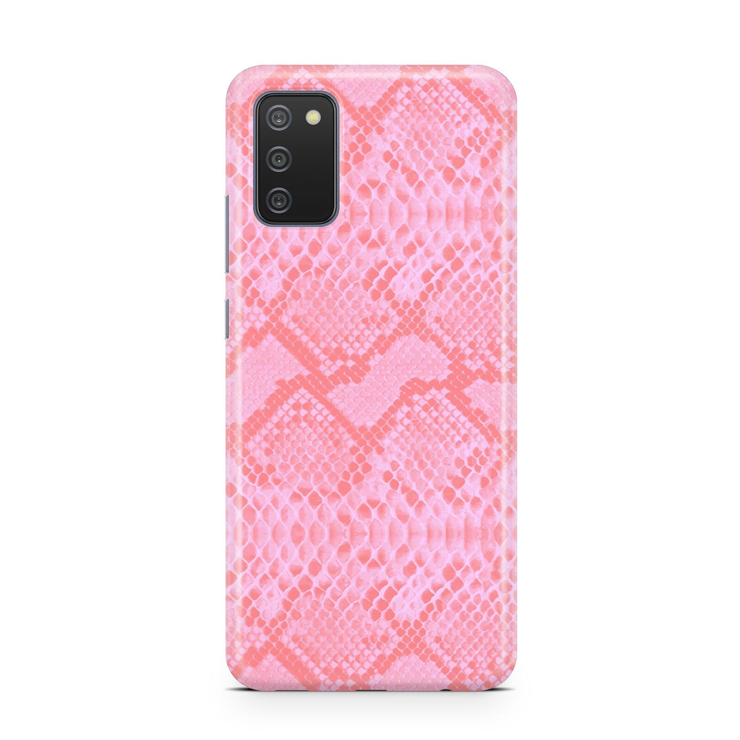 Pink Snakeskin Samsung A02s Case