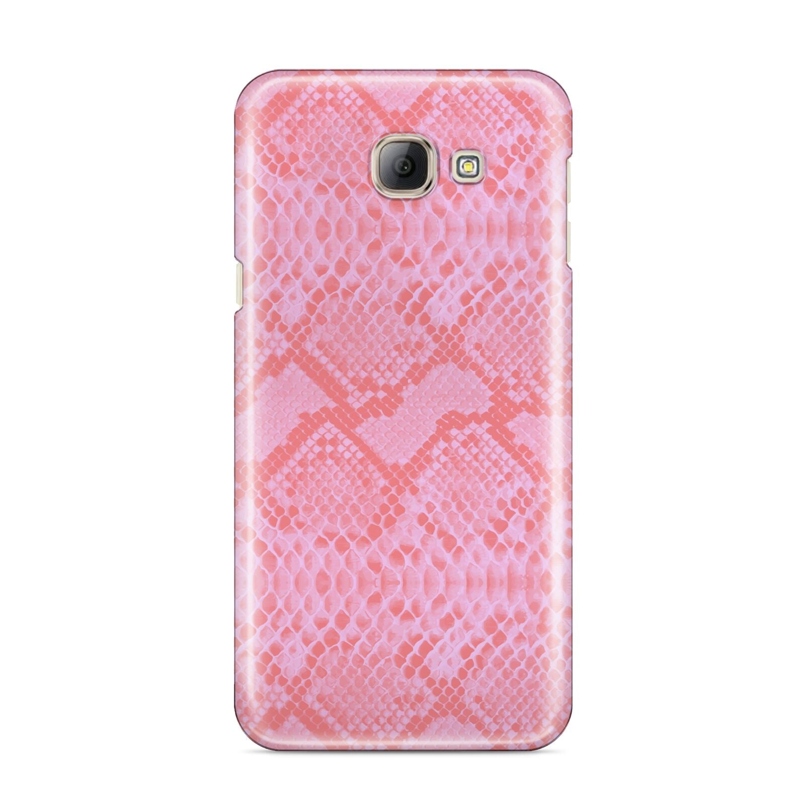 Pink Snakeskin Samsung Galaxy A8 2016 Case