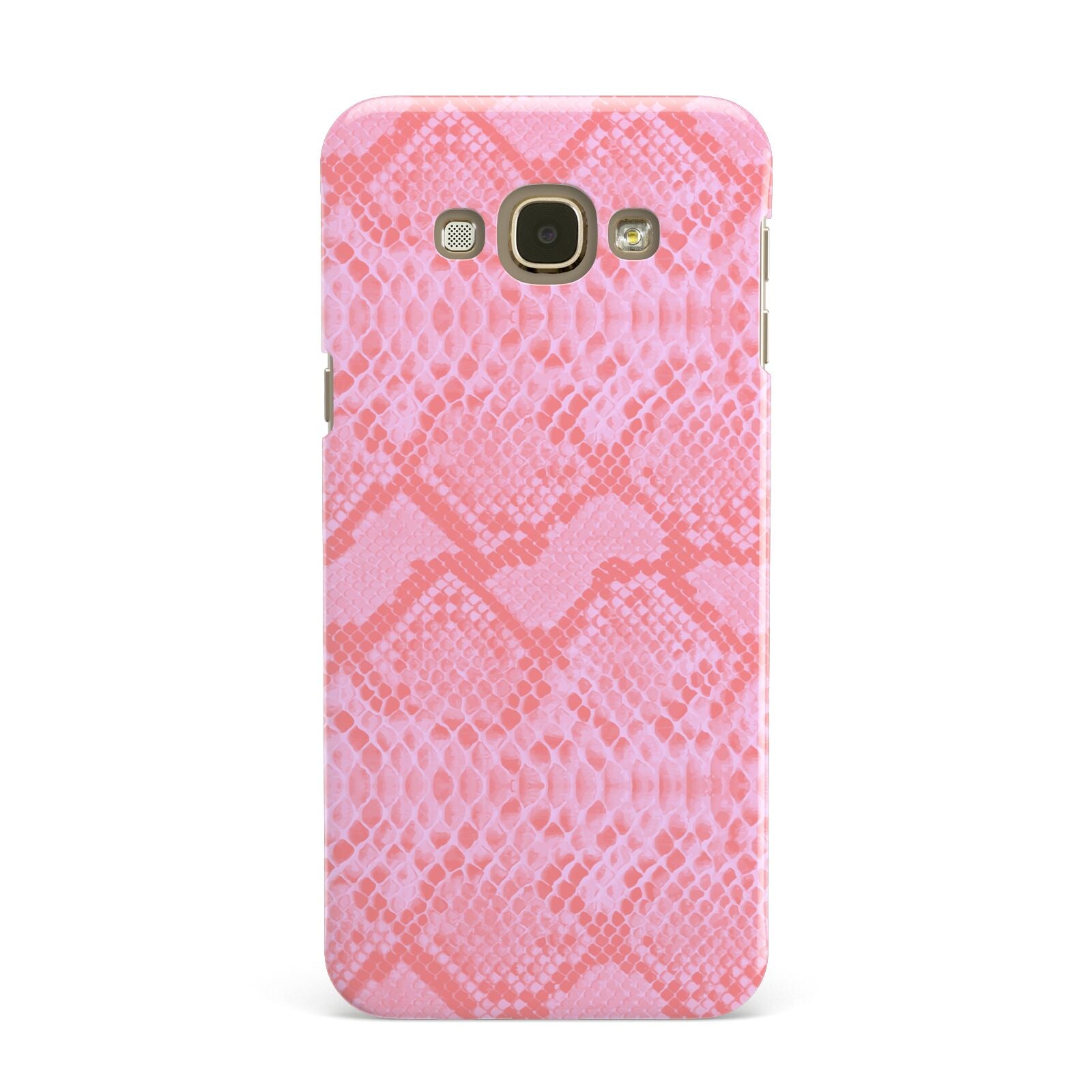 Pink Snakeskin Samsung Galaxy A8 Case
