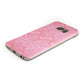 Pink Snakeskin Samsung Galaxy Case Bottom Cutout