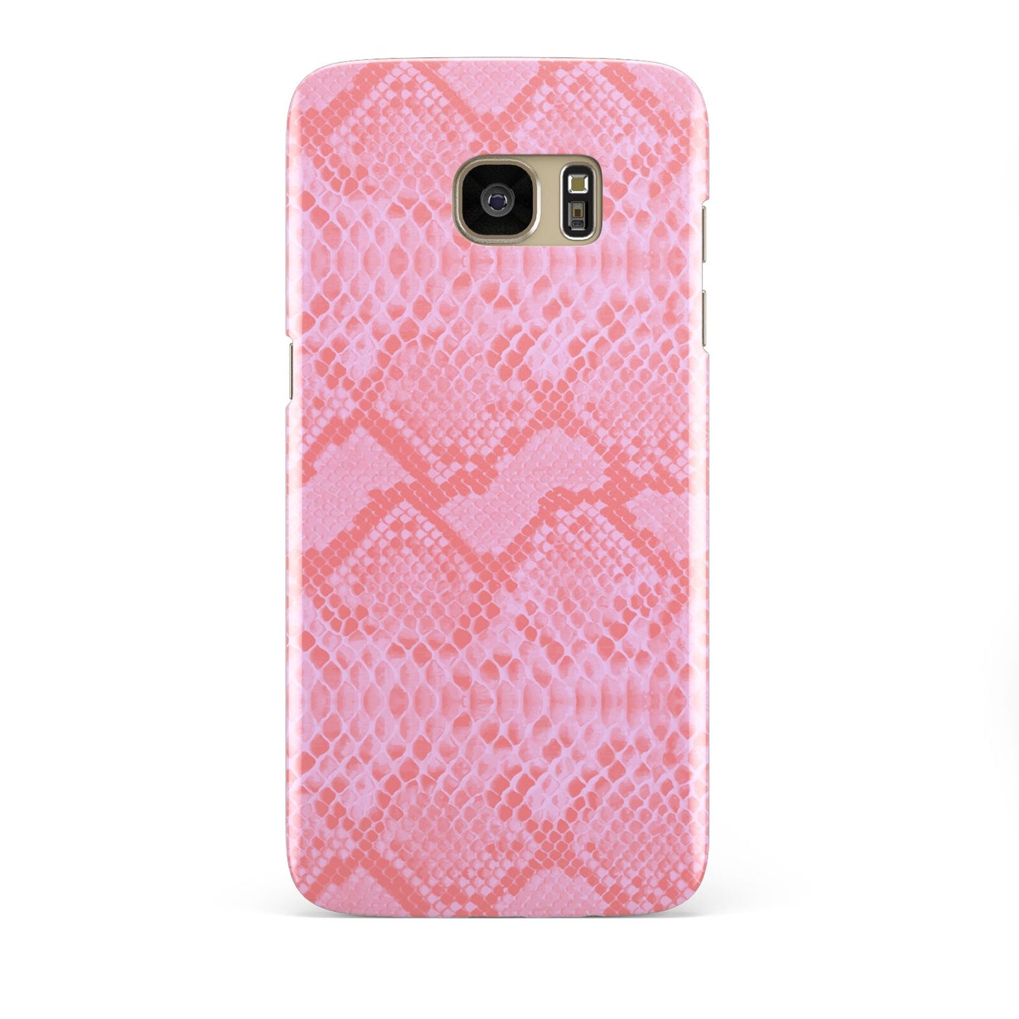Pink Snakeskin Samsung Galaxy S7 Edge Case