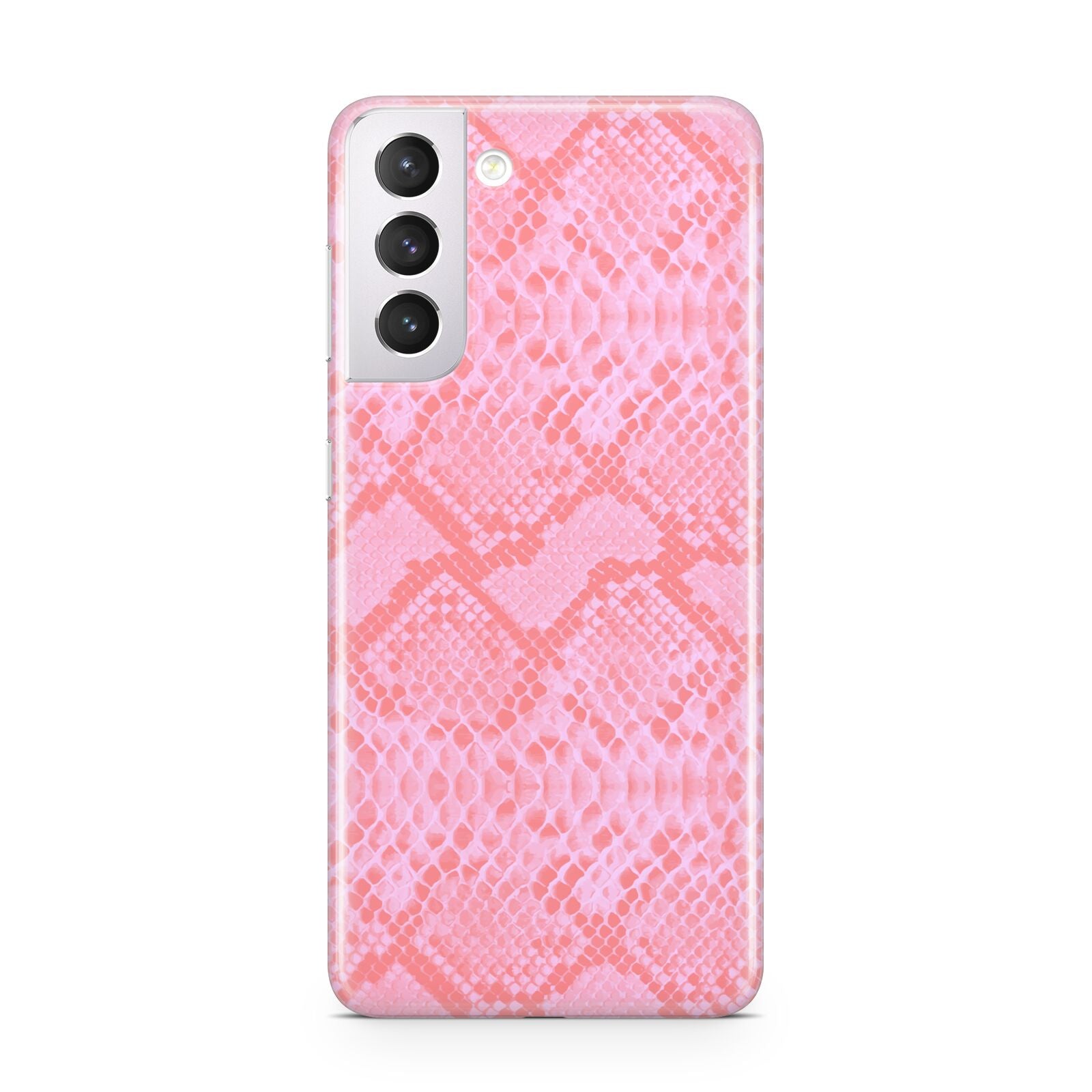 Pink Snakeskin Samsung S21 Case