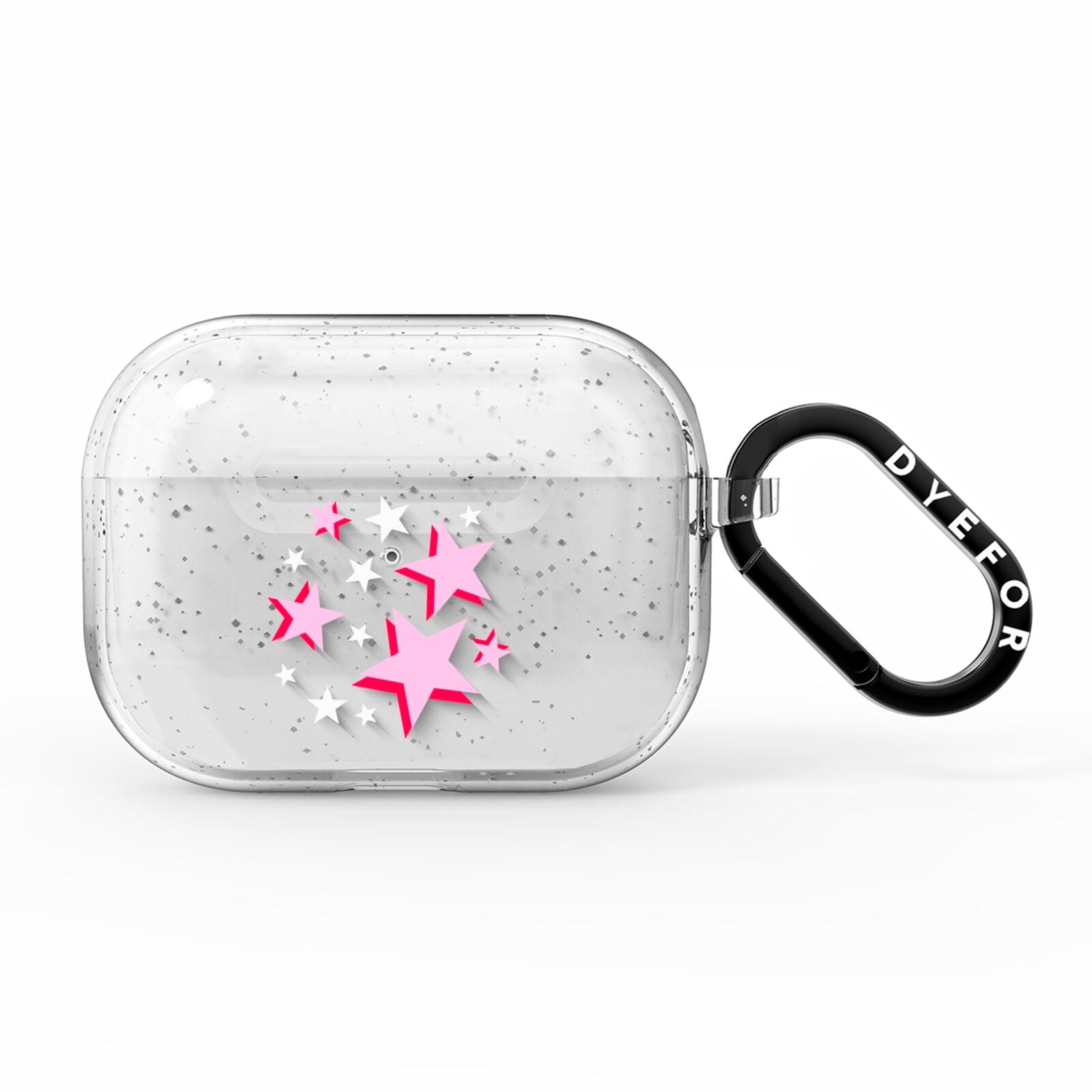 Pink Star AirPods Pro Glitter Case
