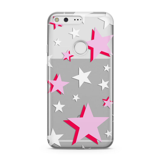 Pink Star Google Pixel Case