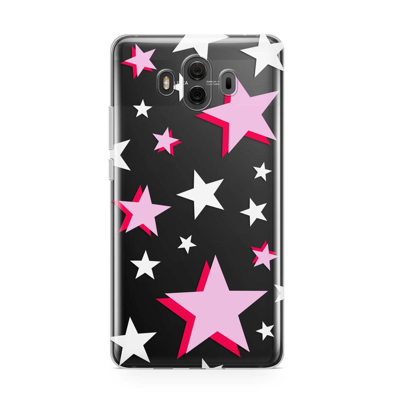 Pink Star Huawei Mate 10 Protective Phone Case