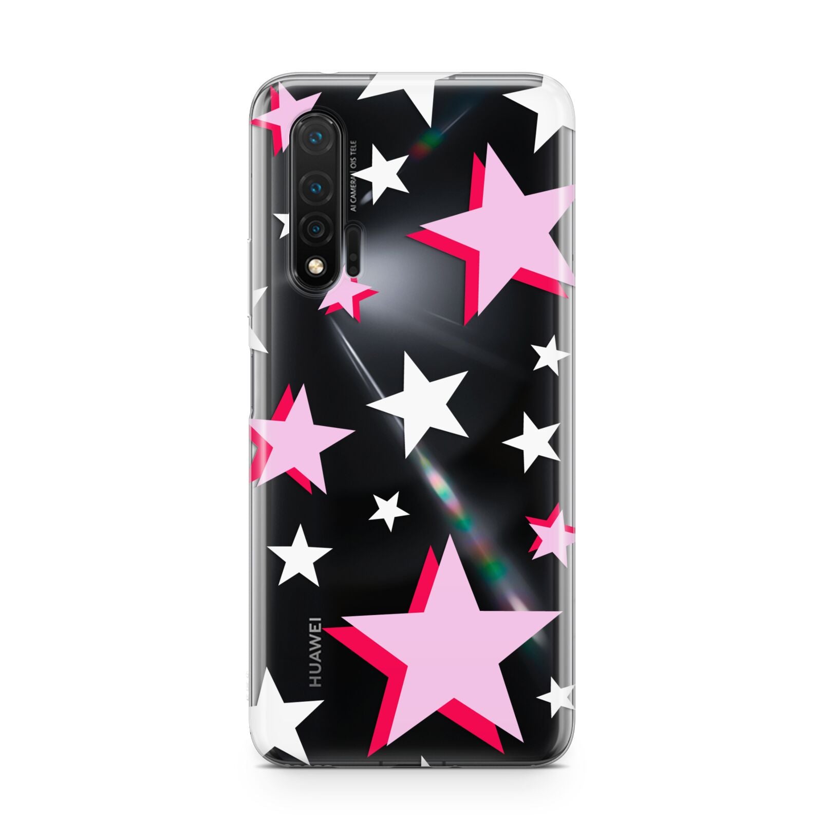 Pink Star Huawei Nova 6 Phone Case