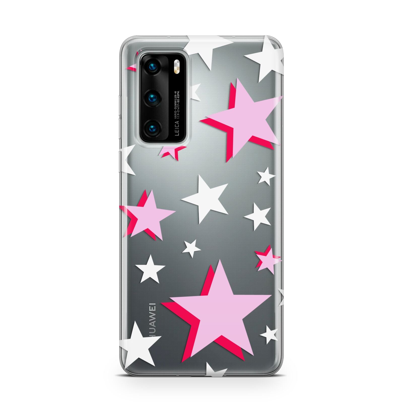 Pink Star Huawei P40 Phone Case