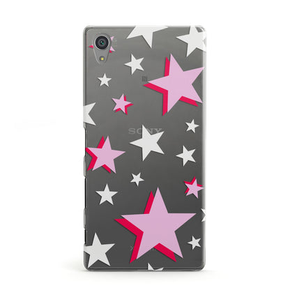 Pink Star Sony Xperia Case