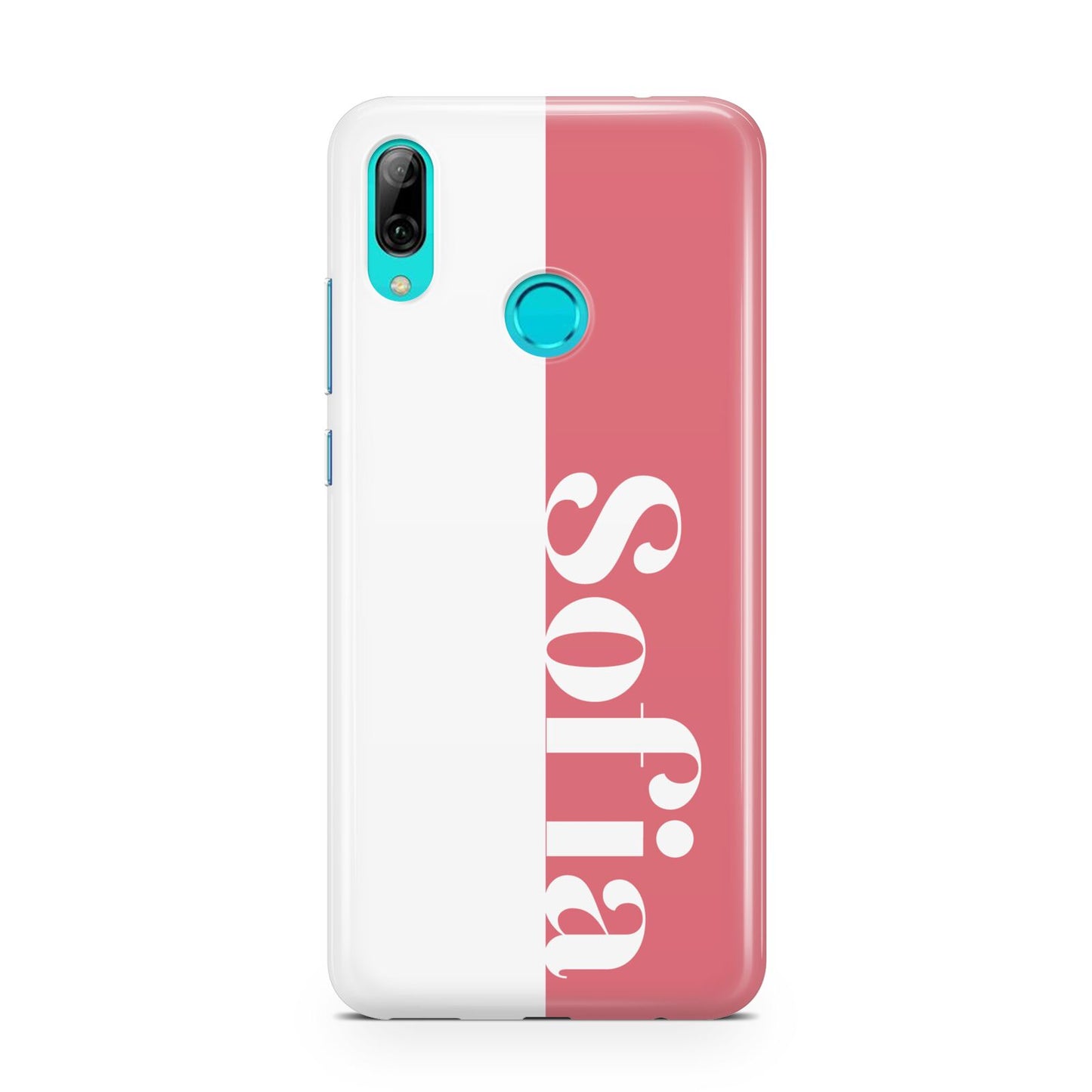 Pink White Personalised Huawei P Smart 2019 Case