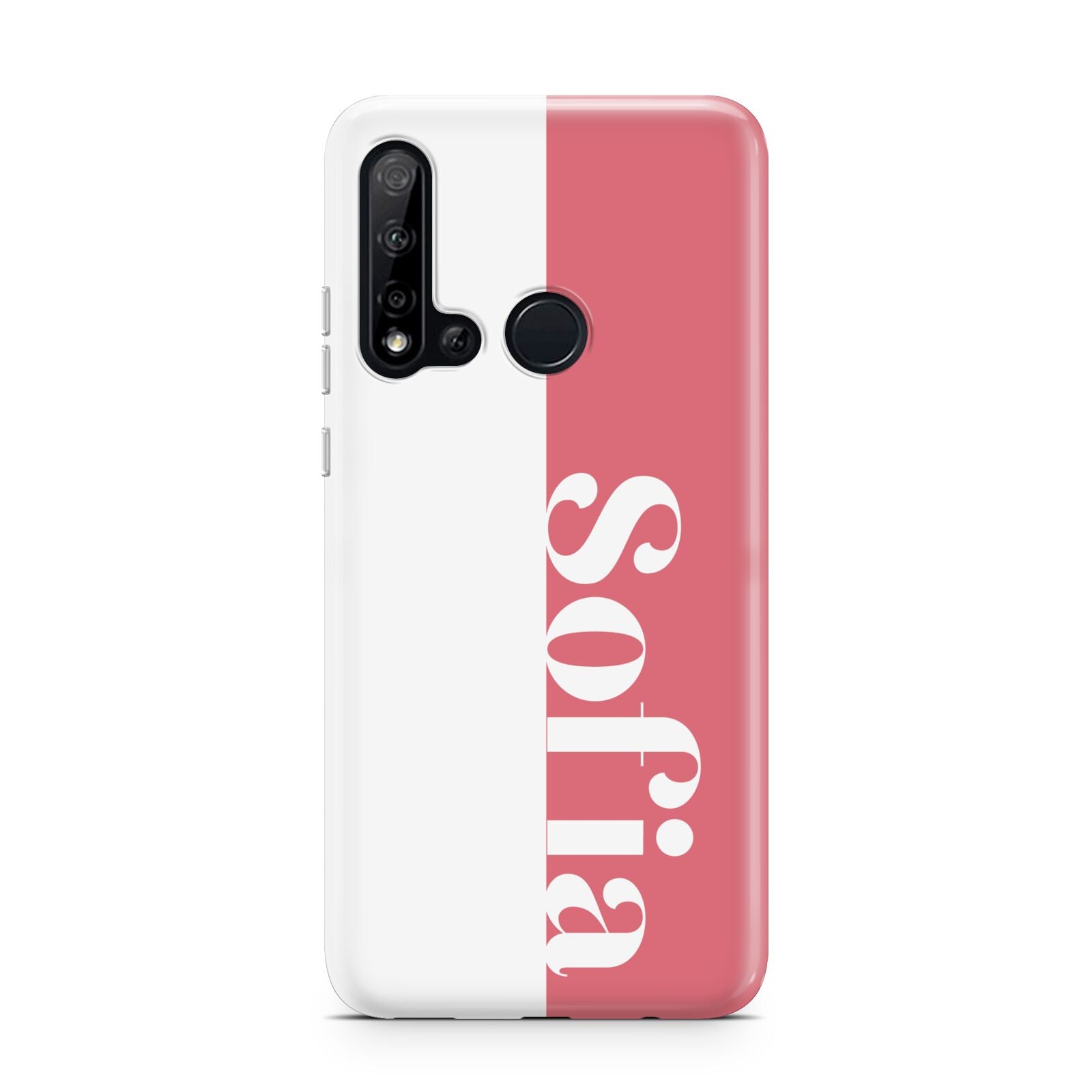 Pink White Personalised Huawei P20 Lite 5G Phone Case