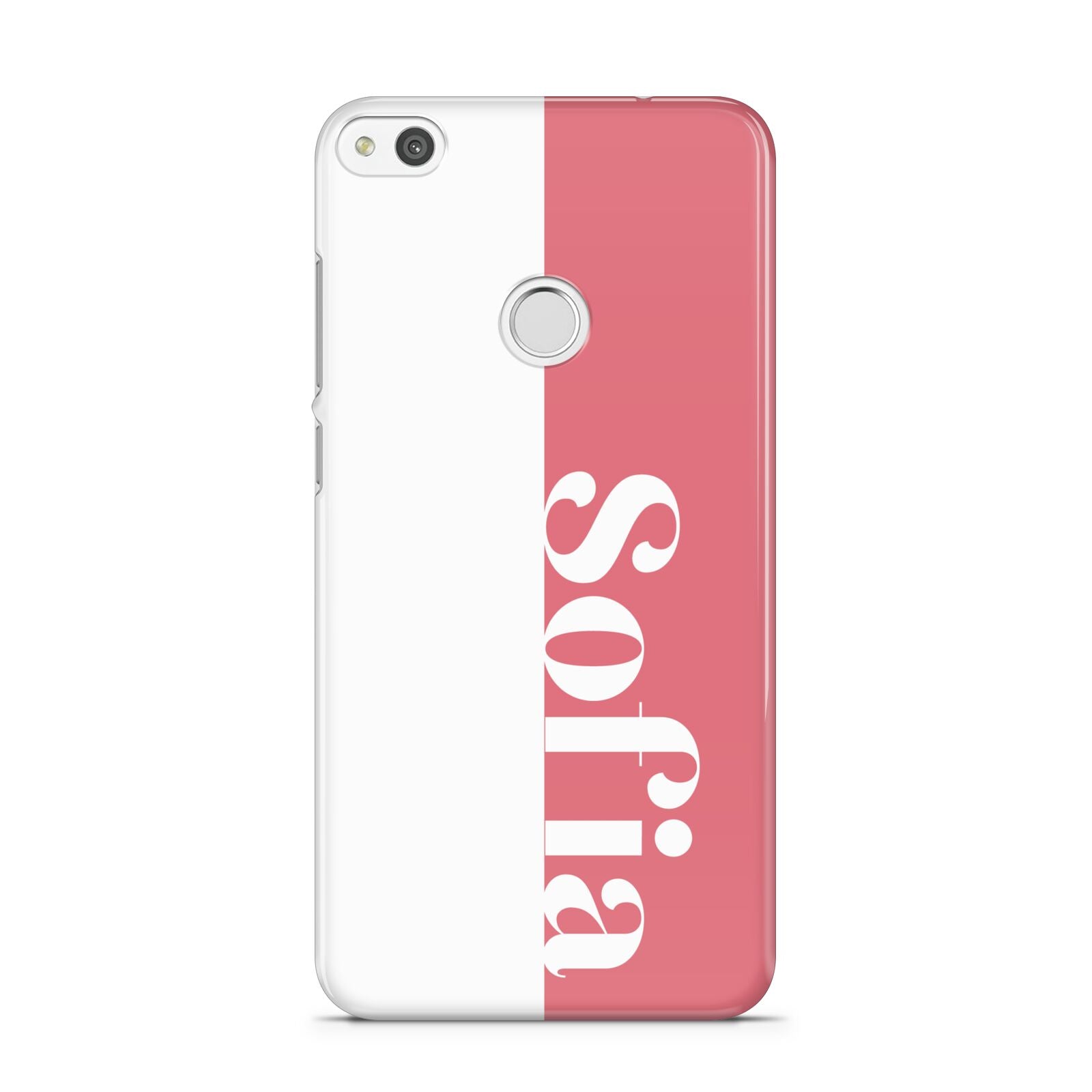 Pink White Personalised Huawei P8 Lite Case