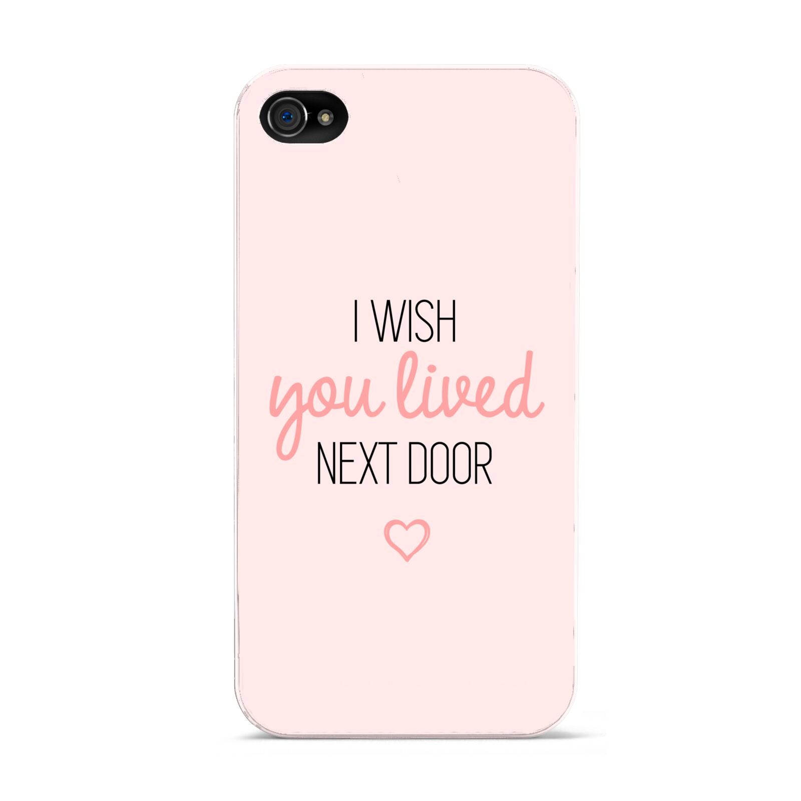 Pink Wish You Were Here Apple iPhone 4s Case