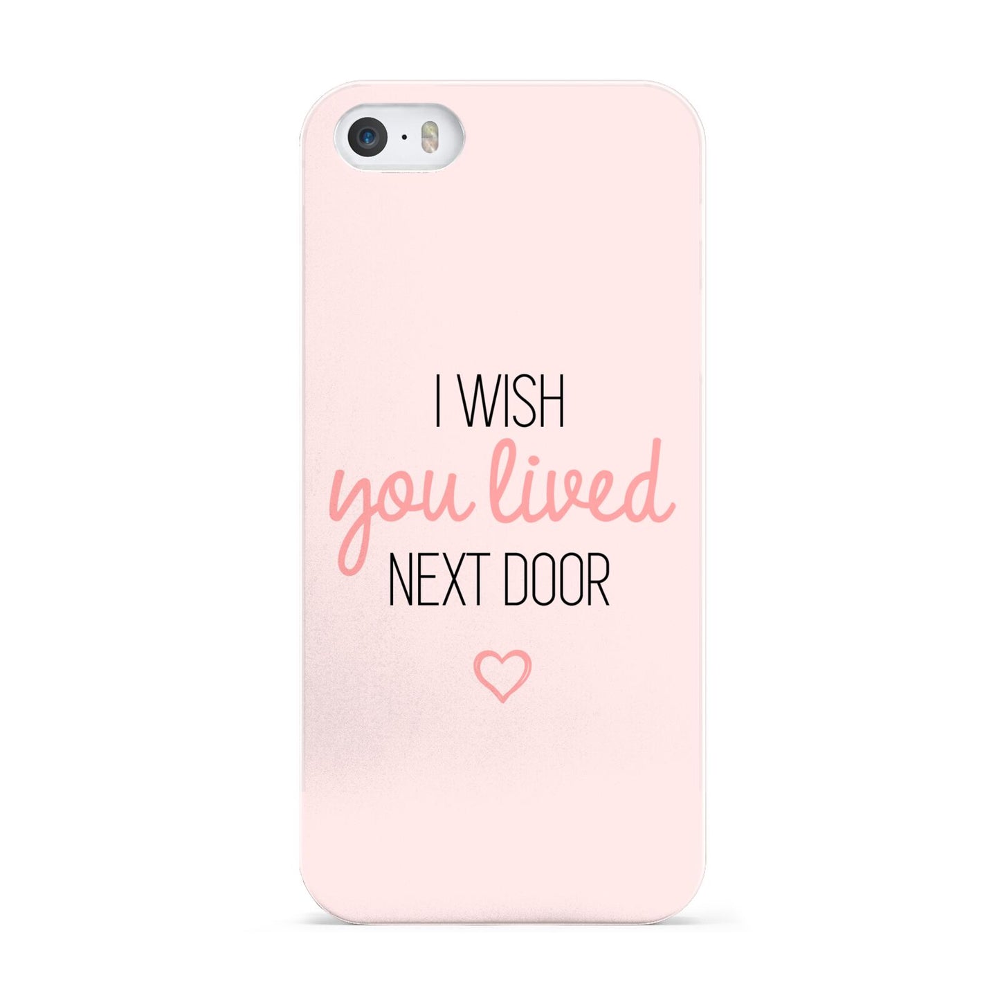 Pink Wish You Were Here Apple iPhone 5 Case