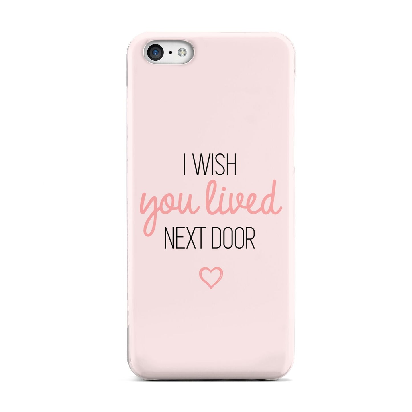 Pink Wish You Were Here Apple iPhone 5c Case