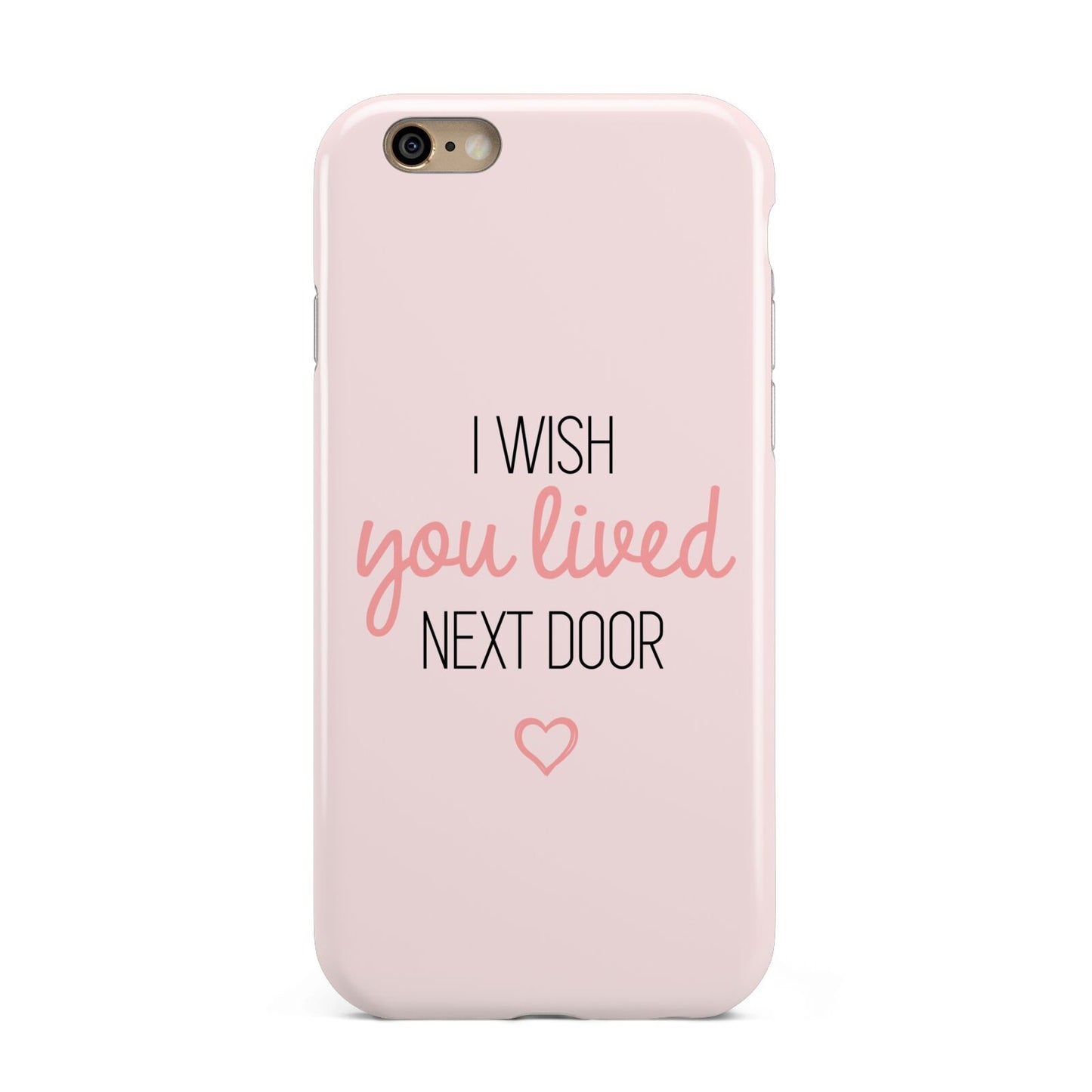 Pink Wish You Were Here Apple iPhone 6 3D Tough Case