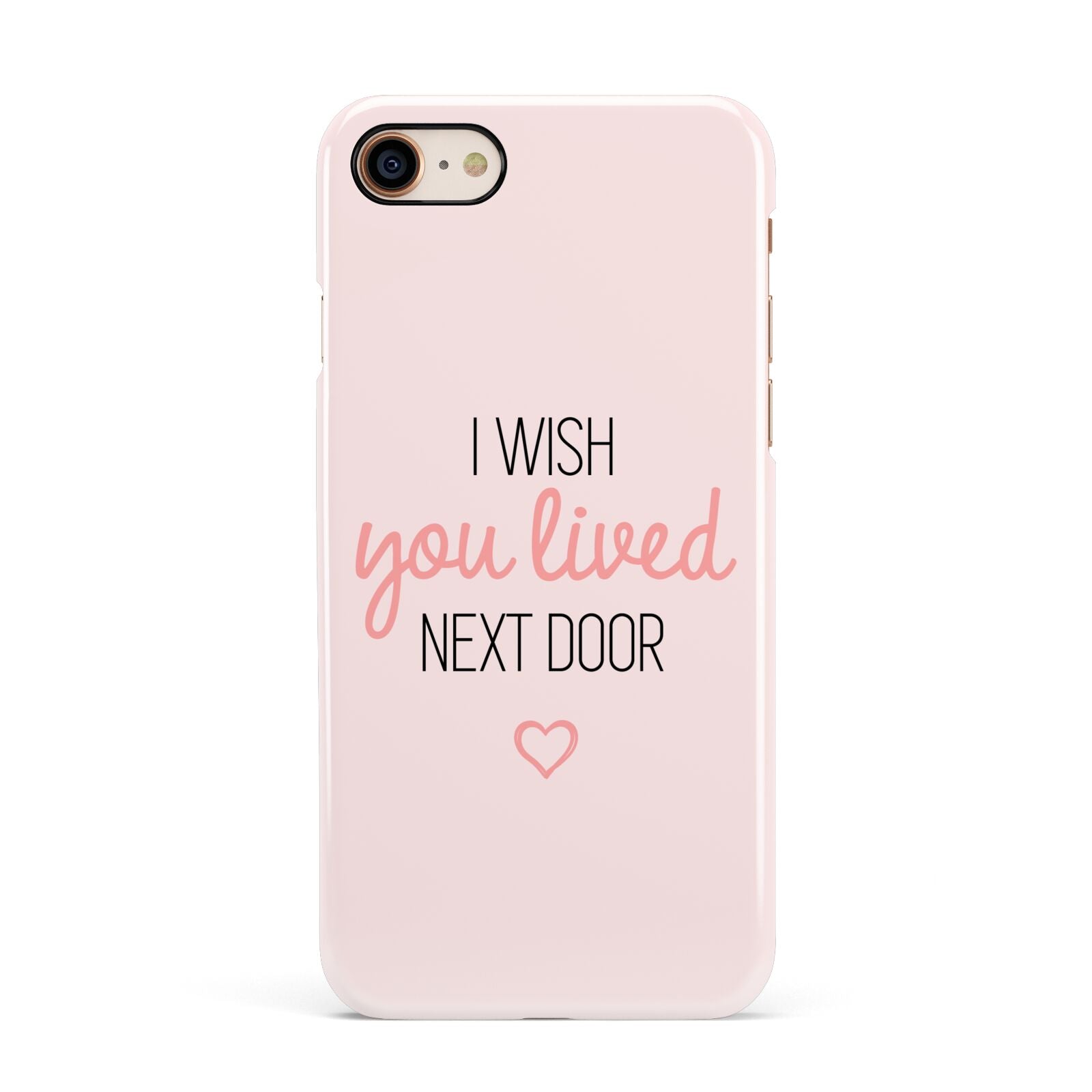 Pink Wish You Were Here Apple iPhone 7 8 3D Snap Case