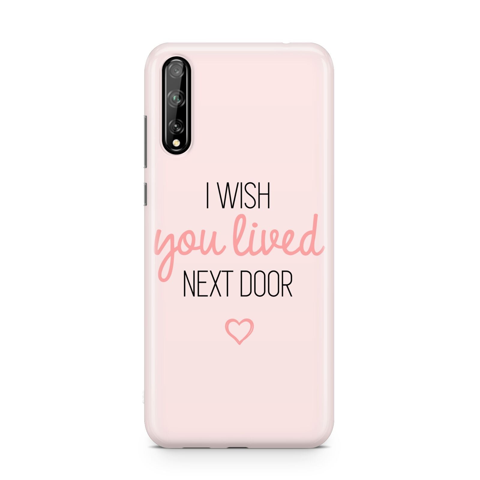 Pink Wish You Were Here Huawei Enjoy 10s Phone Case