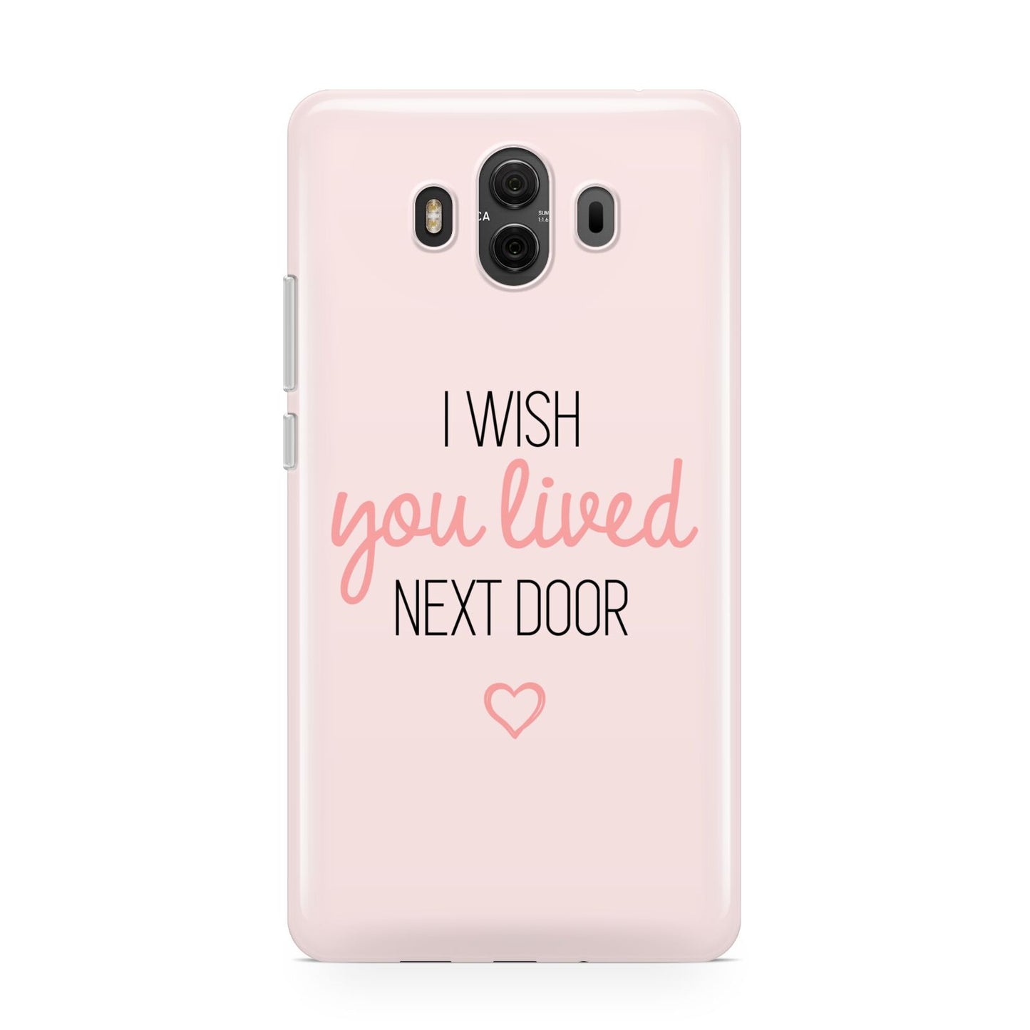 Pink Wish You Were Here Huawei Mate 10 Protective Phone Case