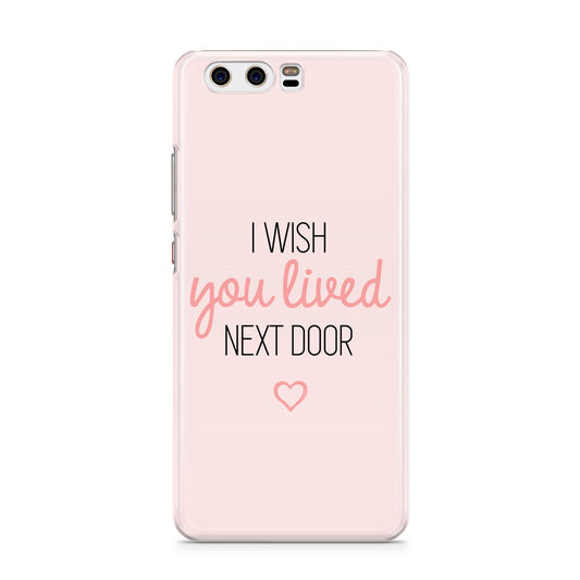 Pink Wish You Were Here Huawei P10 Phone Case