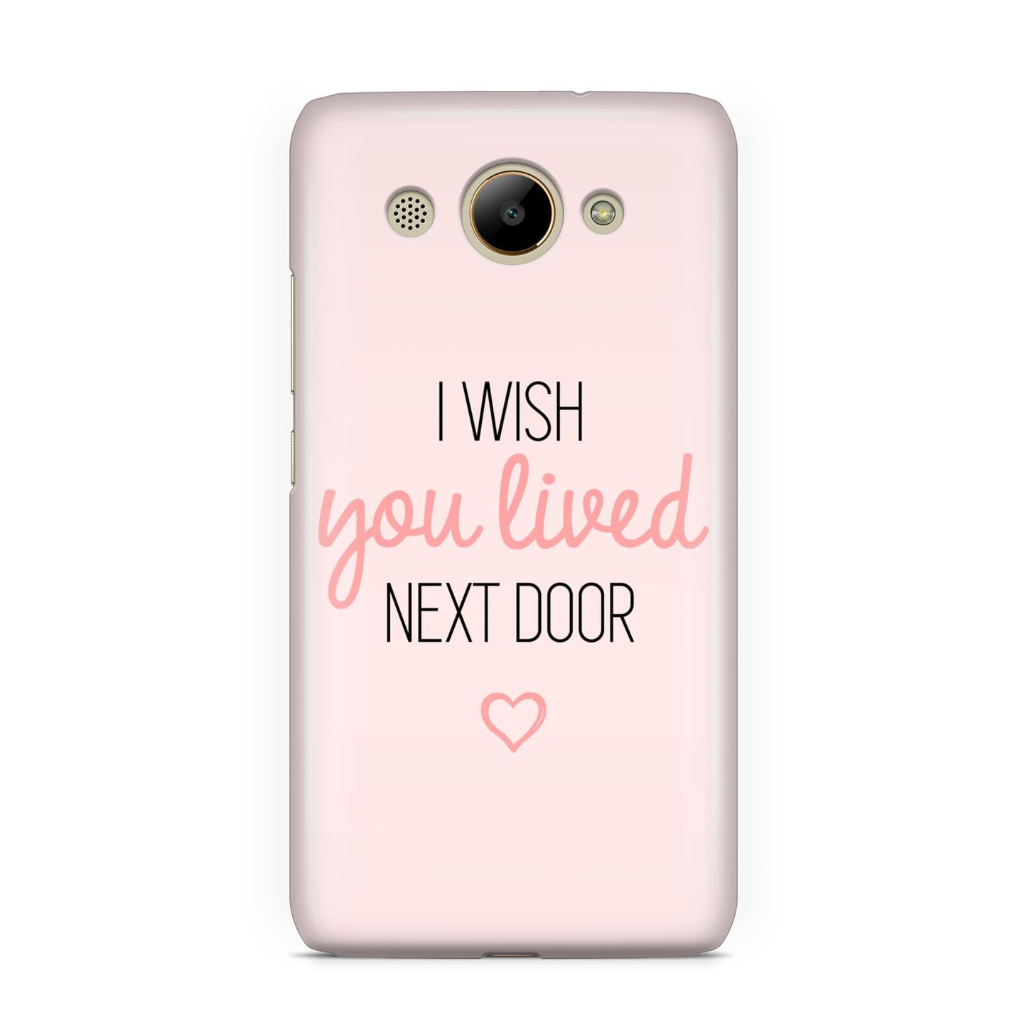 Pink Wish You Were Here Huawei Y3 2017