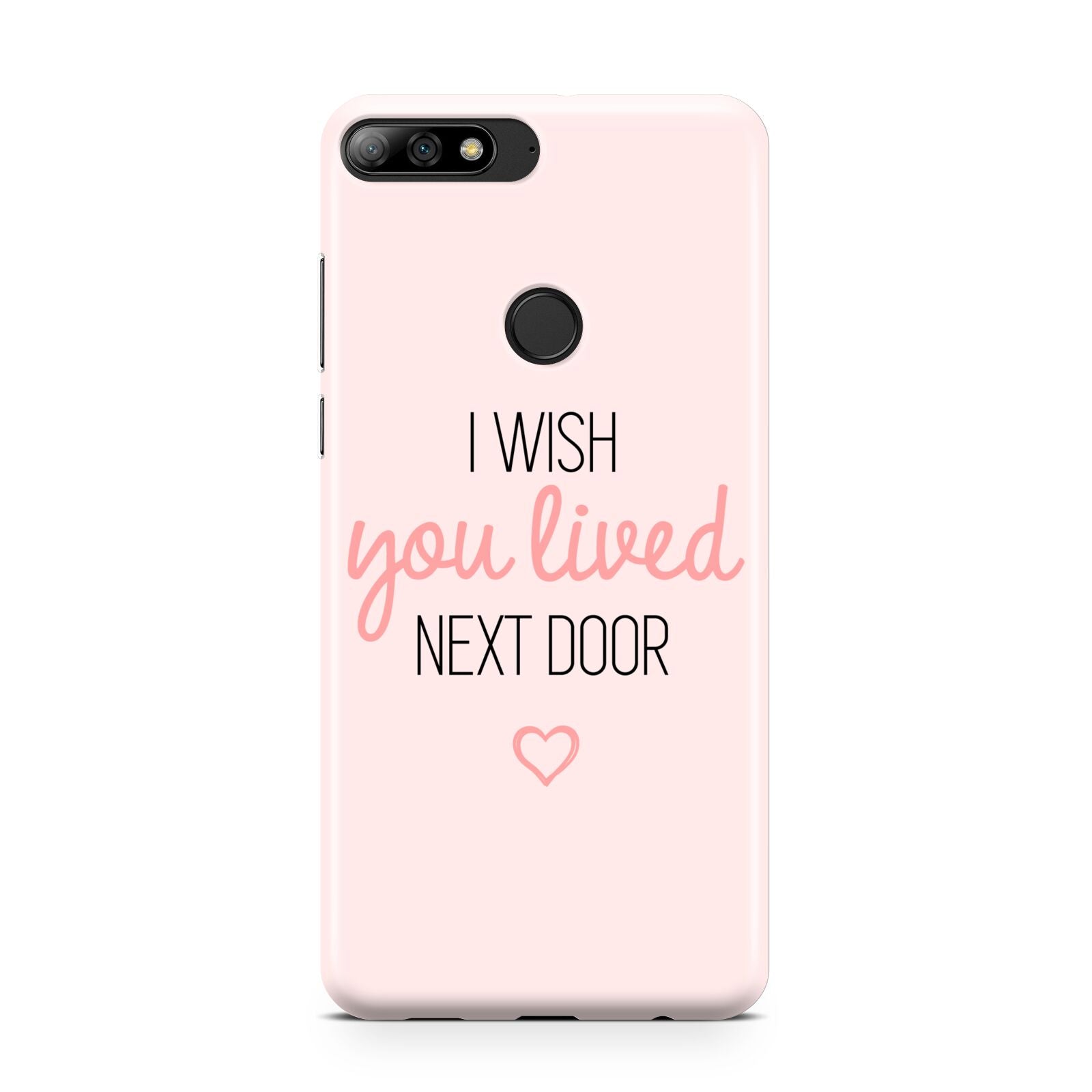 Pink Wish You Were Here Huawei Y7 2018