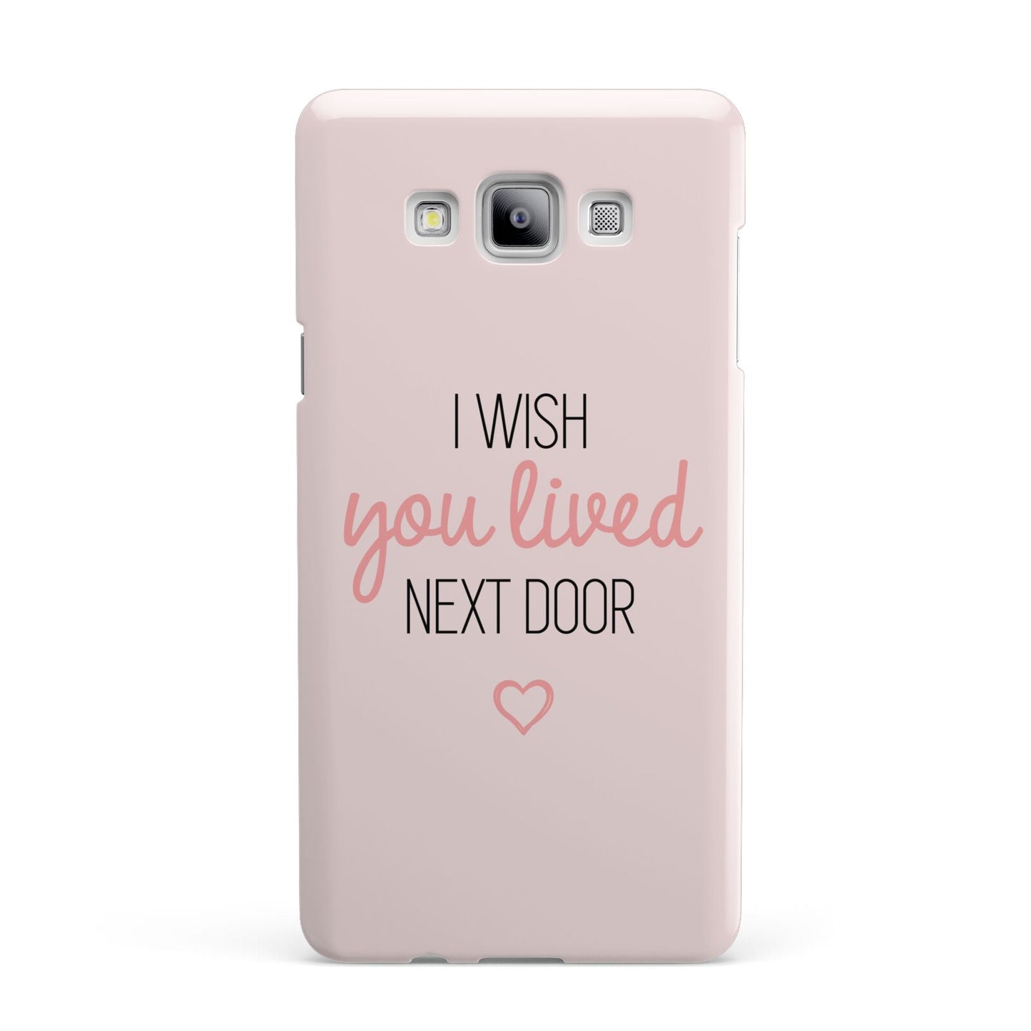 Pink Wish You Were Here Samsung Galaxy A7 2015 Case