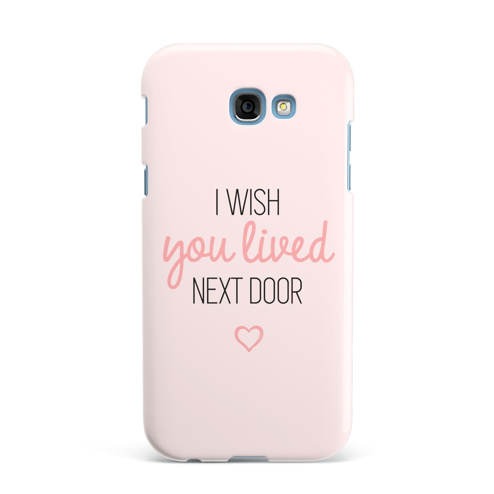 Pink Wish You Were Here Samsung Galaxy A7 2017 Case