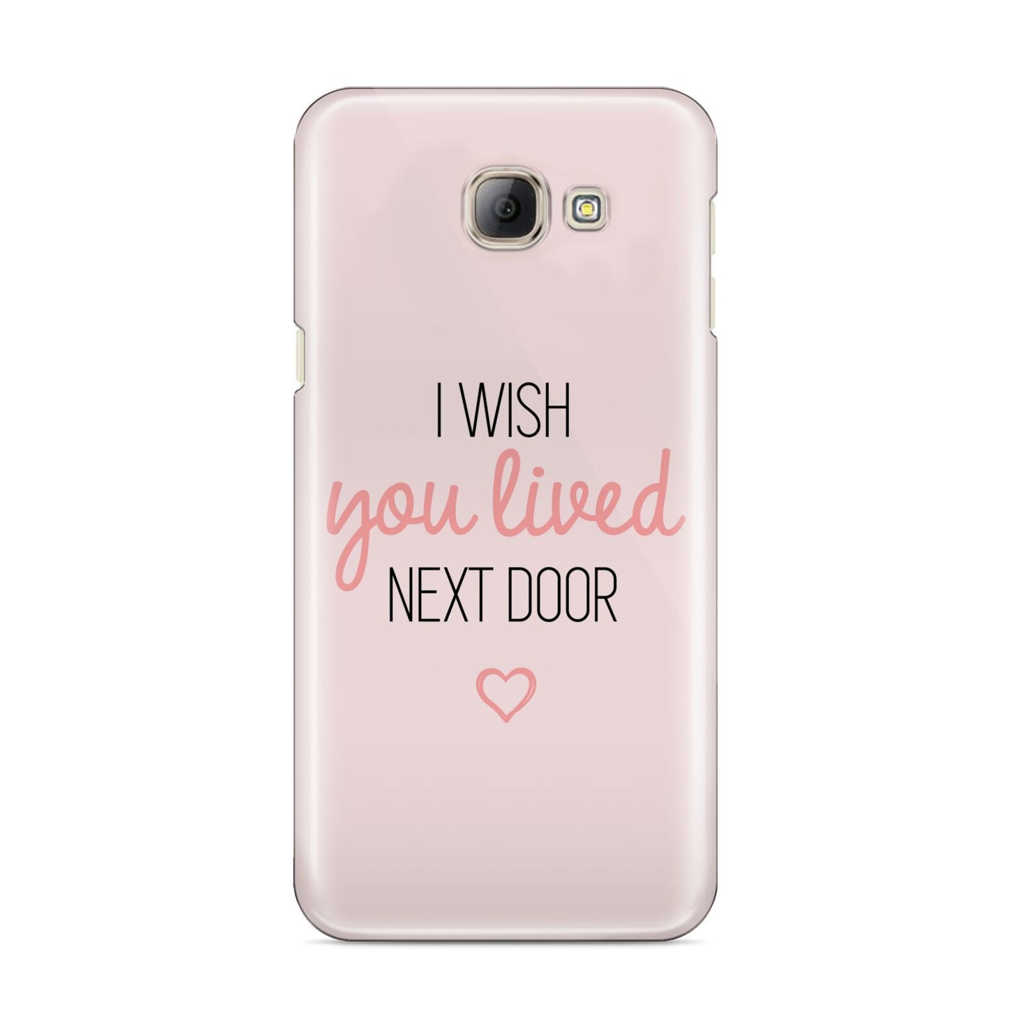 Pink Wish You Were Here Samsung Galaxy A8 2016 Case