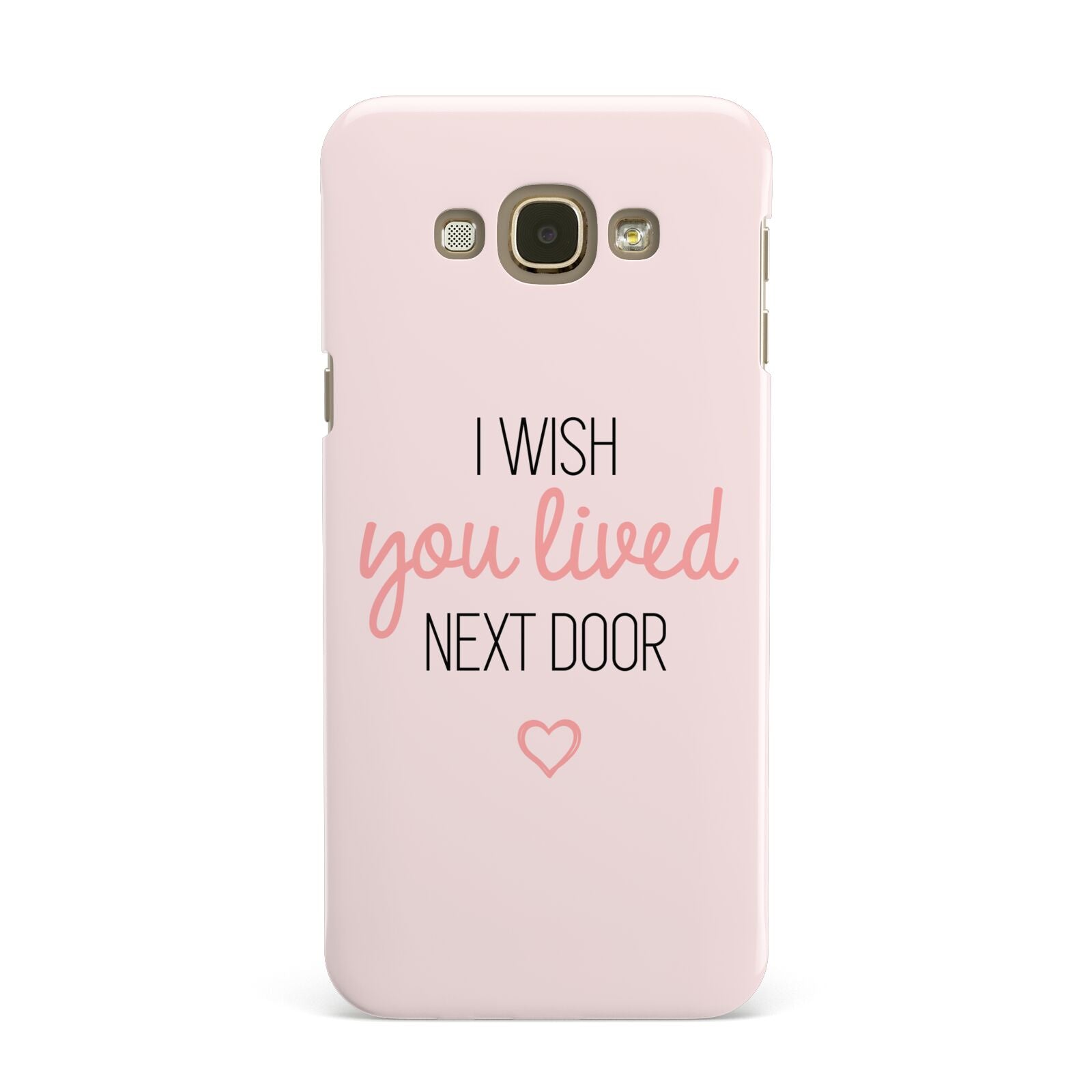 Pink Wish You Were Here Samsung Galaxy A8 Case